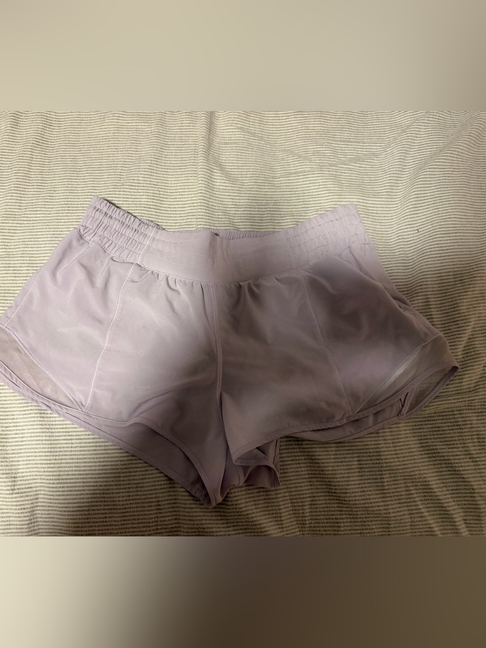 Lululemon light purple shorts